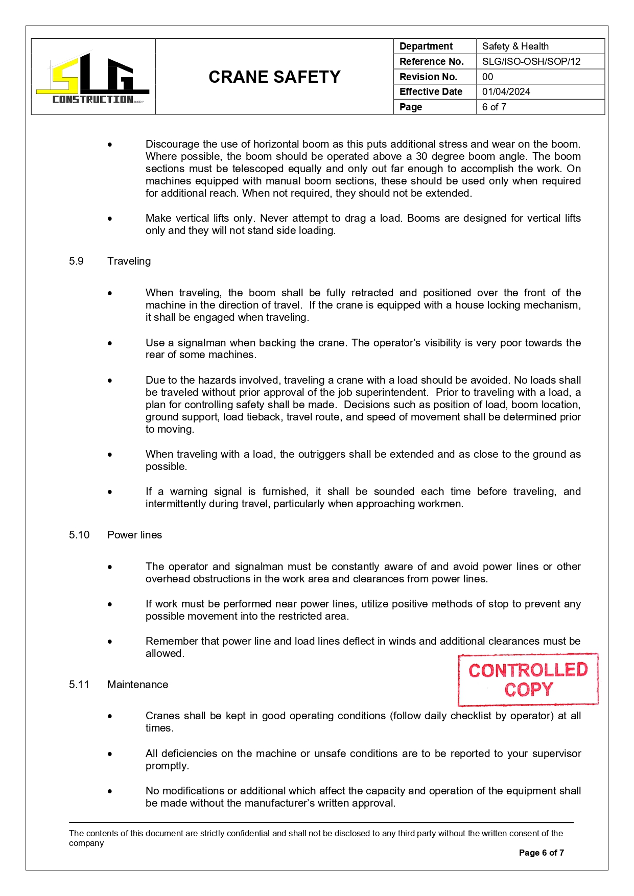 SLG-PRO-SOP Page 6